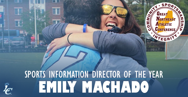 Emily Machado Recognized as Great Northeast Athletic Conference SID of the Year for Second Consecutive Year
